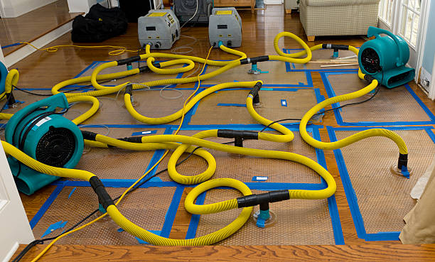 Professional Flood Damage Restoration technician working in Merion Station, PA
